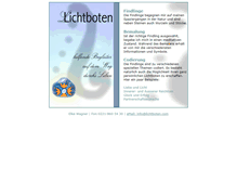 Tablet Screenshot of lichtboten.com